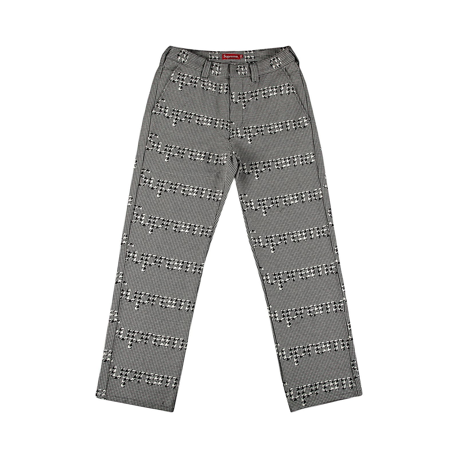 Trousers Supreme Work Pant FW20P14 BROWN HOUNDSTOOTH | FLEXDOG