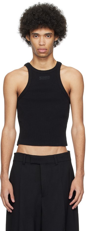 VETEMENTS Embroidered Tank Top UE64TO140B