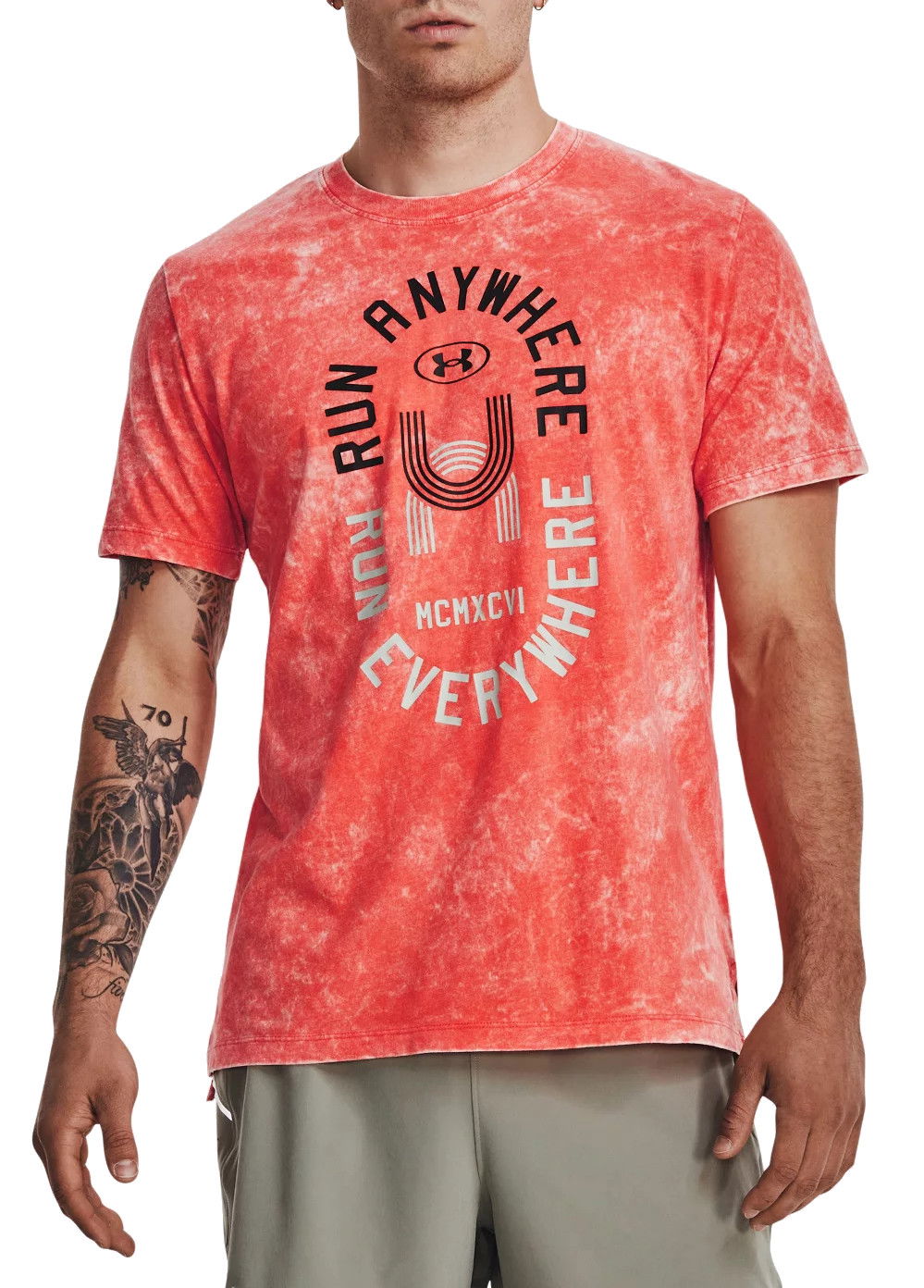 T-shirts Under Armour Hg Armour Comp Ss Red