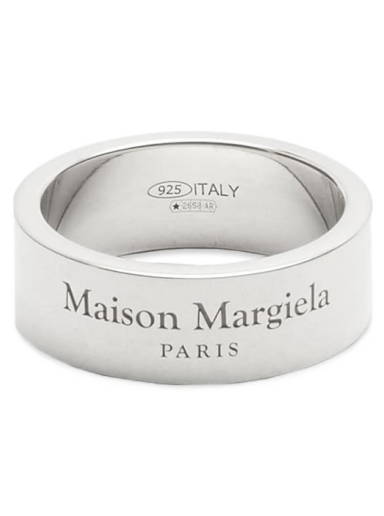 Ring Maison Margiela Text Logo Ring SM6UQ0036-SV0186-951 | FLEXDOG