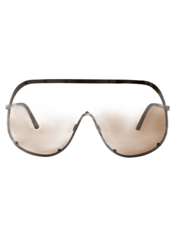 Rick Owens Shield Sunglasses RG0000006 GBLKBR