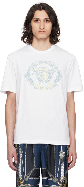 Versace White Medusa T-Shirt 1013302_1A10687