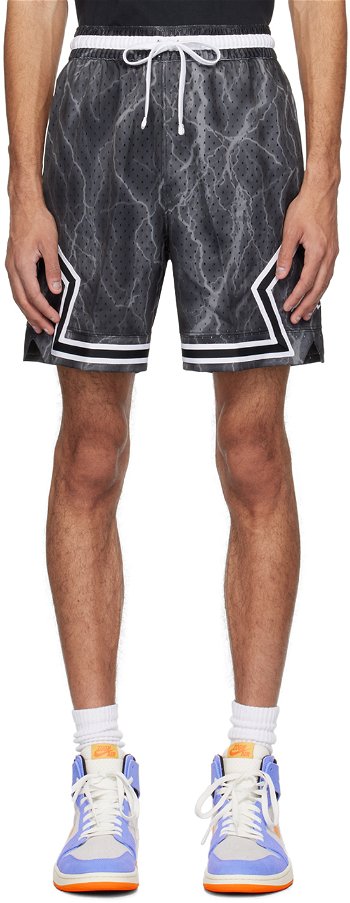 Jordan Nike Jordan Black AOP Sport Diamond Shorts FN5804-013