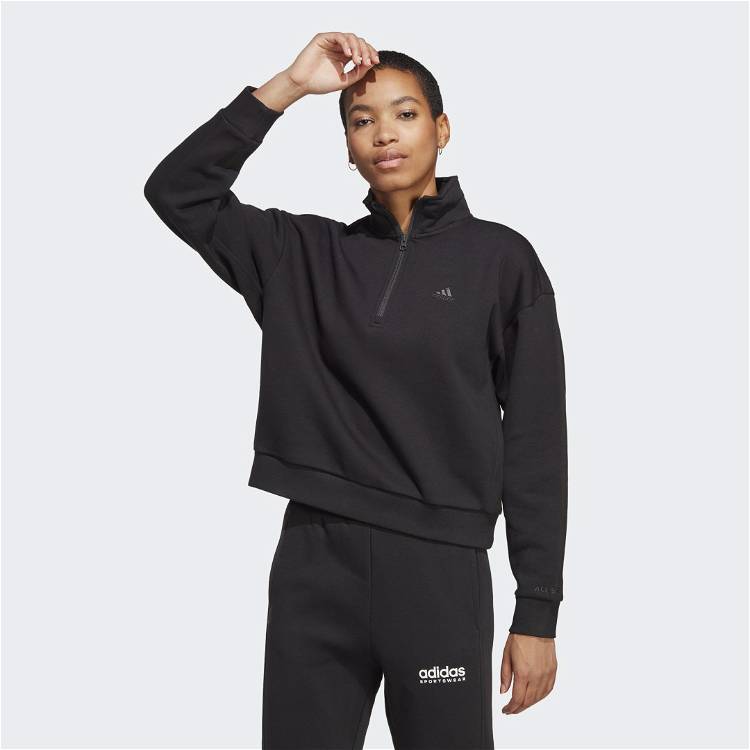 Sweater adidas Originals ALL SZN Fleece Graphic Quarter-Zip IC6476 | FLEXDOG