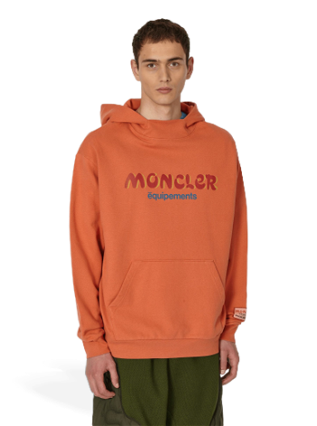 Moncler Salehe Bembury Logo Hooded Sweatshirt Orange 8G00002M3237 270