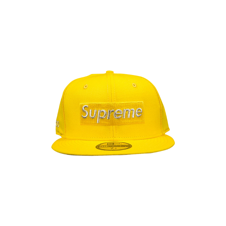Cap Supreme $1M Metallic Box Logo New Era SS20H21 YELLOW | FLEXDOG