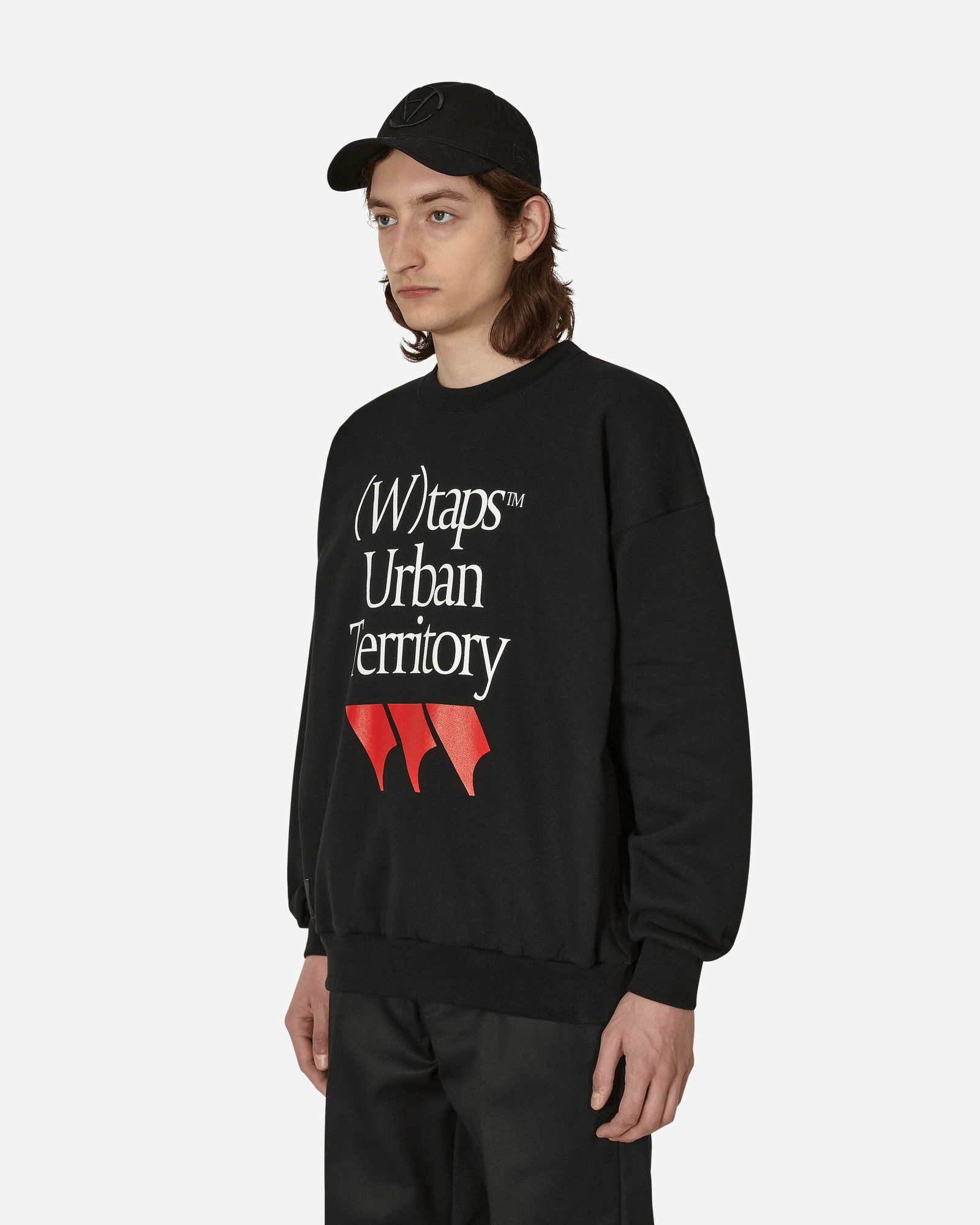 Sweatshirt WTAPS :／／／: ／ Crewneck Sweatshirt 222ATDT-CPM01S BK