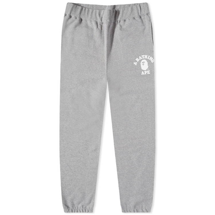 Sweatpants BAPE College Sweat Pant Grey 001PTJ301017M-GRY | FLEXDOG