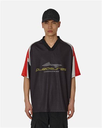 Pleasures Mind Soccer Jersey T-Shirt 9010390 BLACK