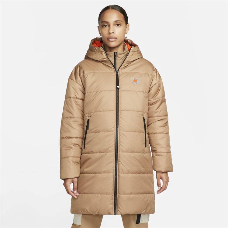 Nike SPORTSWEAR THERMA-FIT REPEL WOMEN'S SYNTHETIC-FILL HOODED JACKET White