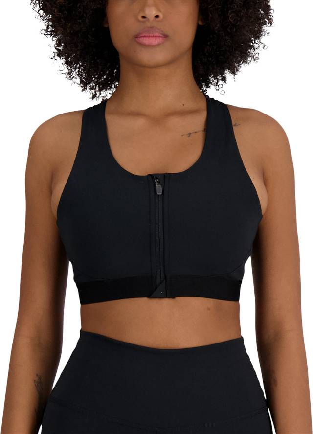 New Balance Women's Sleek Medium-Support Pocket Sports Bra