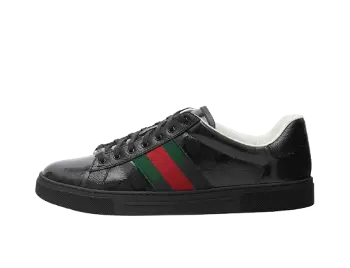 Gucci Ace GG "Crystal Canvas Black" 760775 FACRF 1163