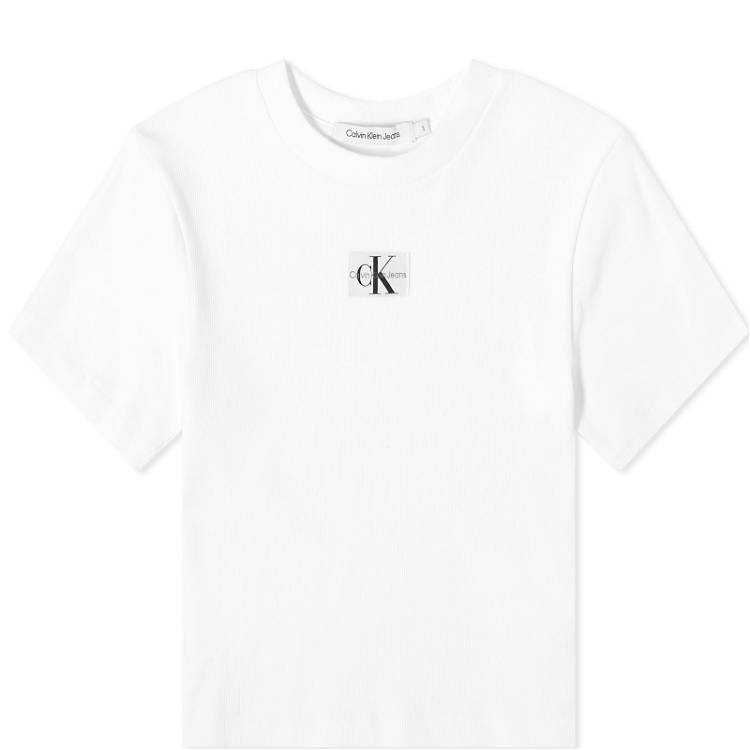 CALVIN KLEIN J20J221595YAF | T-shirt Rib Badge FLEXDOG