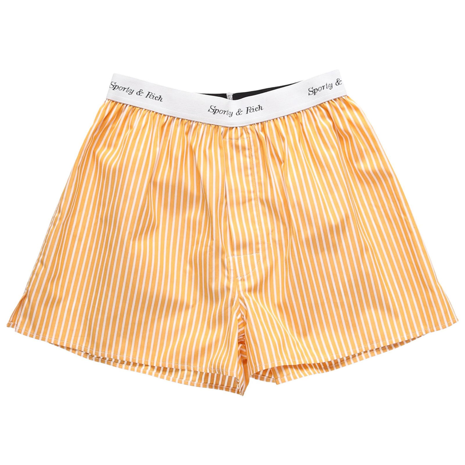 Womens Sporty & Rich white Cassie Boxer Shorts