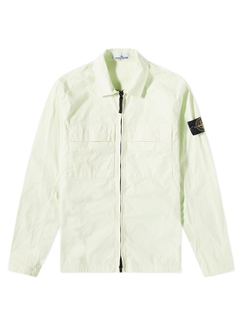 Stone Island Supima Cotton Twill Stretch-TC Zip Shirt Jacket 781510210-V0052
