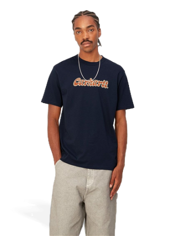 CARHARTT WIP Liquid Script Slim-Fit Logo-Print Cotton-Jersey T-Shirt for  Men