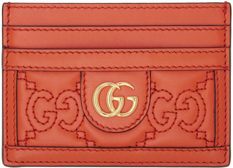GUCCI - Monogram-embossed leather wallet