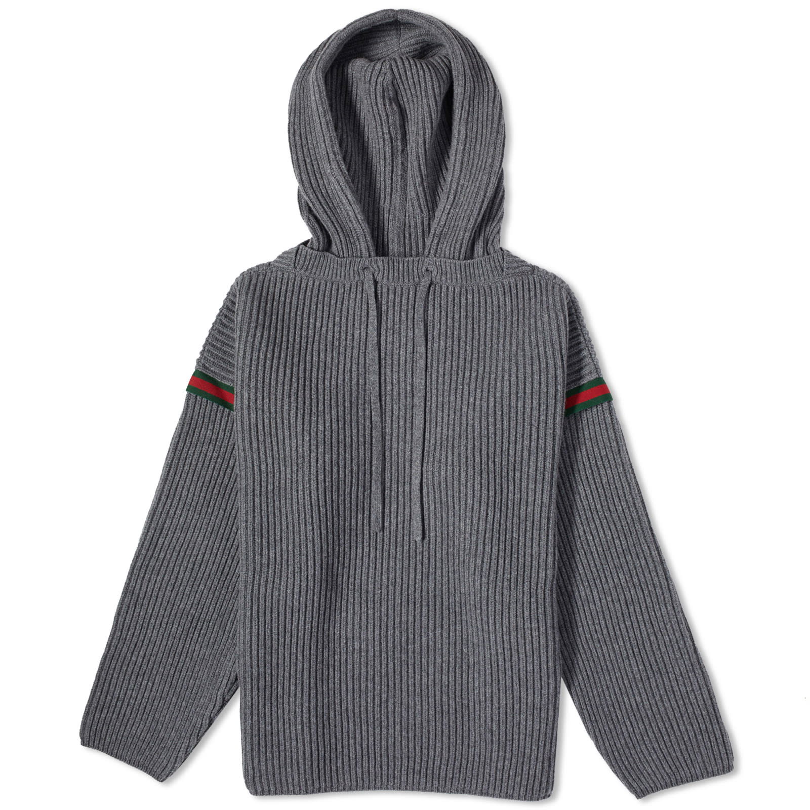 Black Flocked-GG cotton hoodie, Gucci