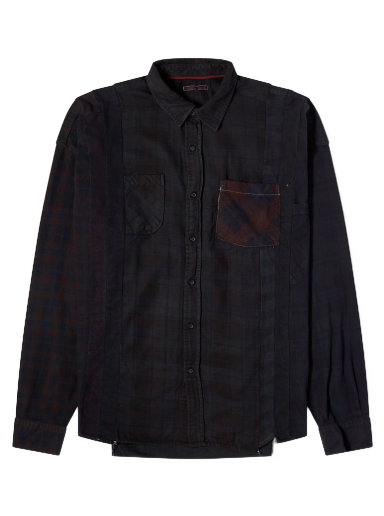 Shirt Needles 7 Cuts Wide Over Dyed Flannel Shirt NS305-B | FLEXDOG