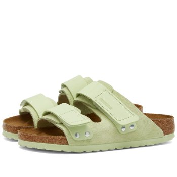 Birkenstock Uji in Faded Lime Suede, Size UK 3.5 | END. Clothing 1026818