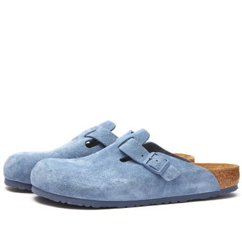 Birkenstock Boston Elemental Blue Suede 1026769