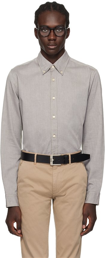 BOSS Button-Down Shirt "Khaki" 50505389