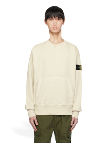 Stone Island Garment-Dyed Sweatshirt "Off-White" 791567555