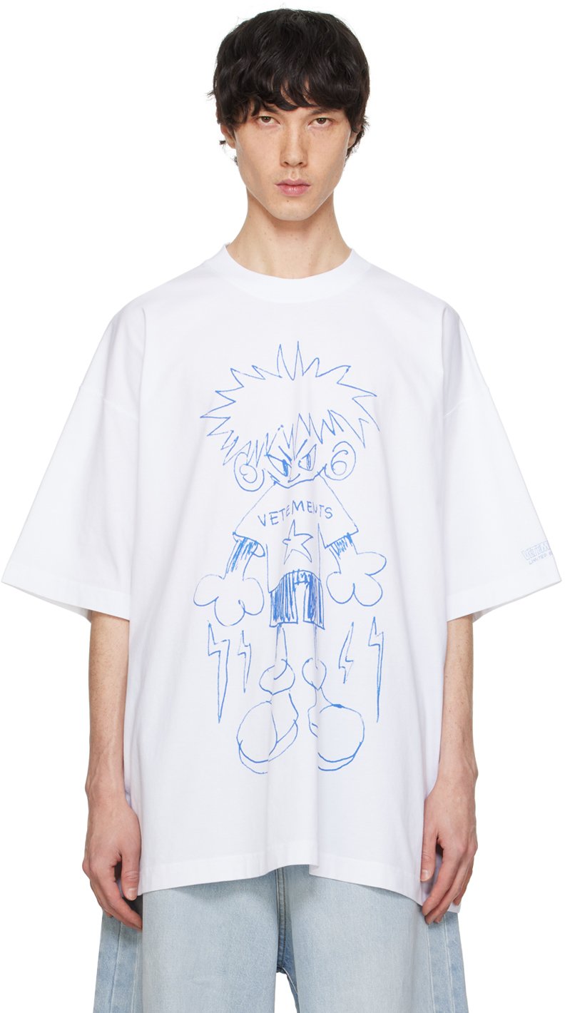 T-shirt VETEMENTS Scribbled Teen T-Shirt UE64TR340W | FLEXDOG