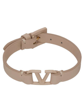 Valentino Garavani Leather VLogo Bracelet 2W0J0C44REH