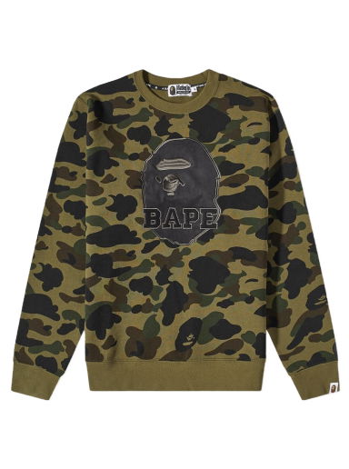 Sweatshirt BAPE A Bathing Ape College Relaxed Fit Crew Sweat