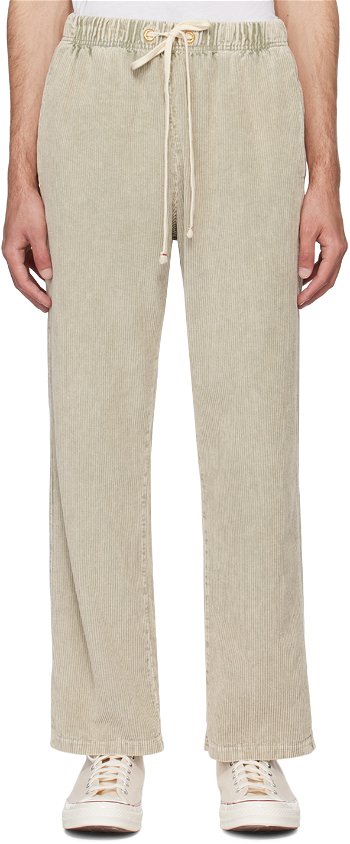 LES TIEN Classic Trousers "Khaki" WC-3044-MW