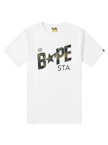 White t-shirts BAPE | FLEXDOG