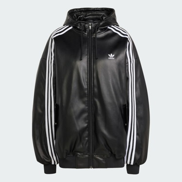 Jacket adidas Originals Adilenium Oversized Faux Leather Jacket 