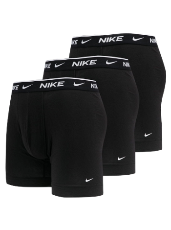 Nike Everyday Cotton Boxer Shorts Trunk 3-Pack Black 