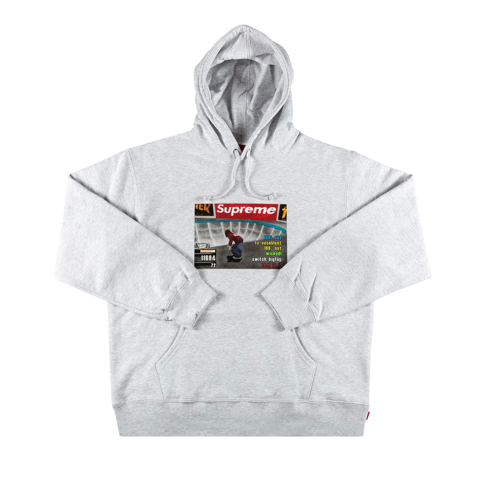 Sweatshirt Supreme Thrasher x Hooded Sweatshirt FW21SW98 ASH GREY