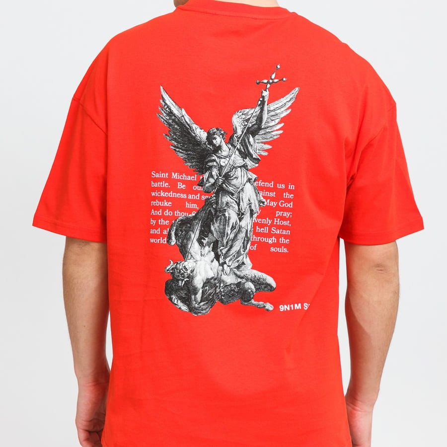 T-shirt 9N1M SENSE. St. Michael Revelation Tee 077813 | FlexDog