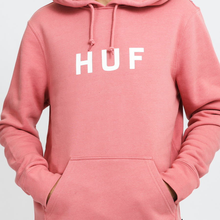 Sweatshirt HUF Essentials OG Logo Hoodie 072968 | FLEXDOG