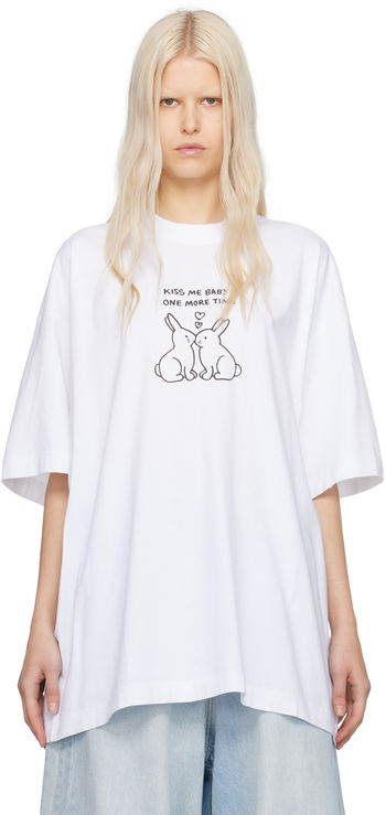 VETEMENTS Kissing Bunnies T-Shirt UE64TR450W