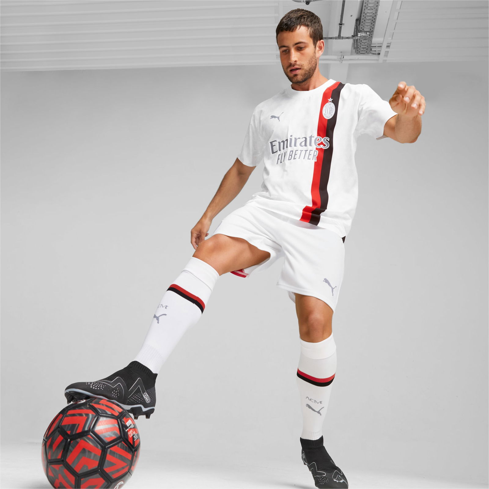  PUMA AC Milan Home Shirt 2022/23-S : Sports & Outdoors