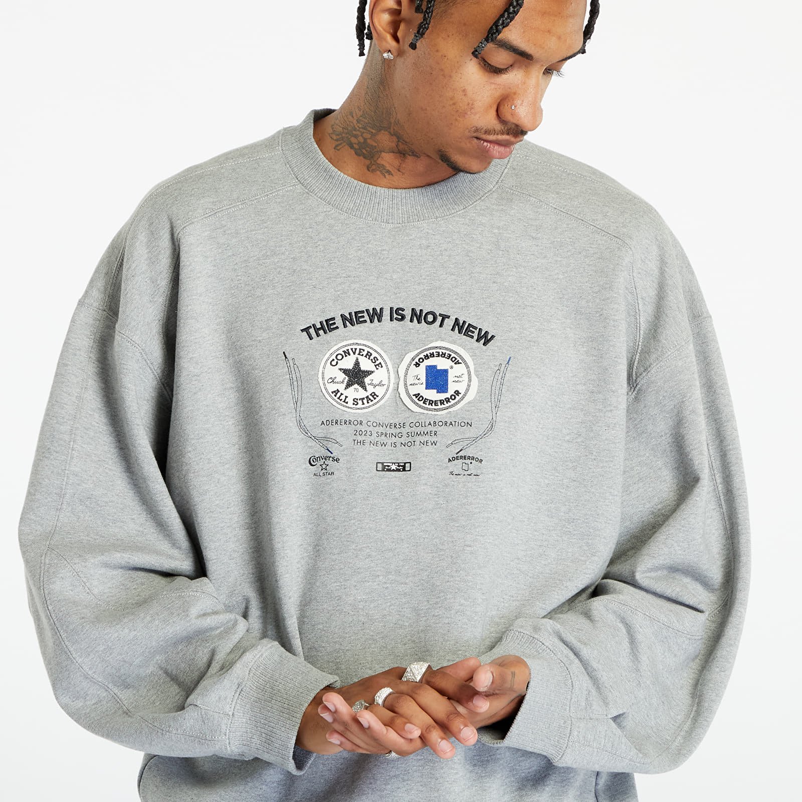 10025818-A01 | Crew FLEXDOG ADER x Vintage ERROR Converse Sweater SHAPES