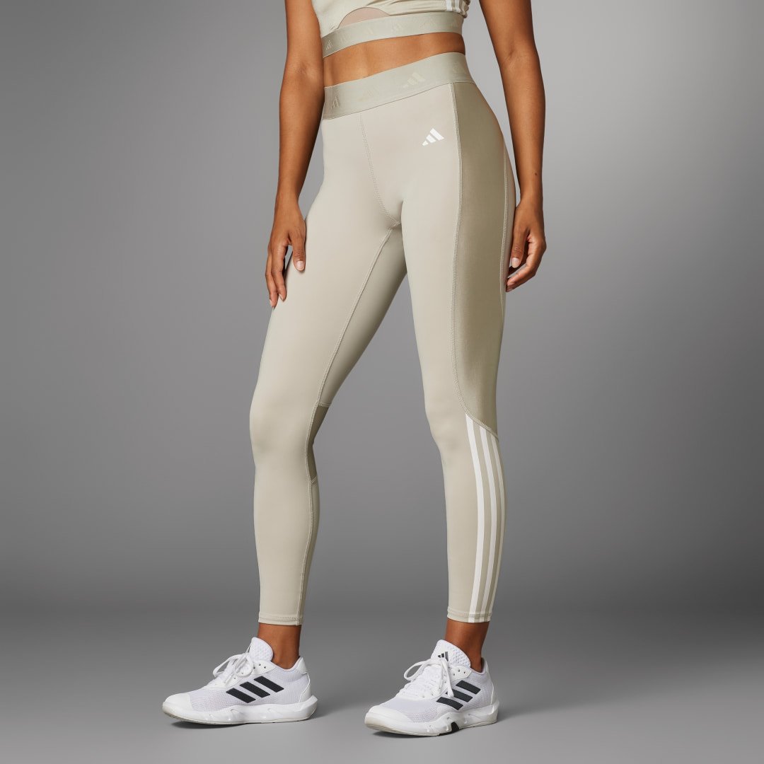 adidas Hyperglam 3-Stripes 7/8 Leggings - Pink | Women's Training | adidas  US