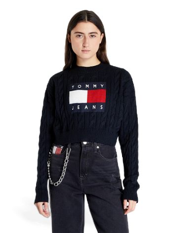 Tommy Hilfiger Jeans Boxy Center Flag Pullover DW0DW14261 BDS