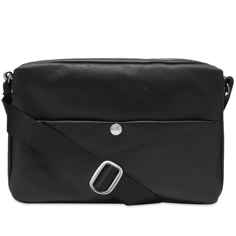 Our Legacy Washed Denim Sling Messenger Bag in Black for Men