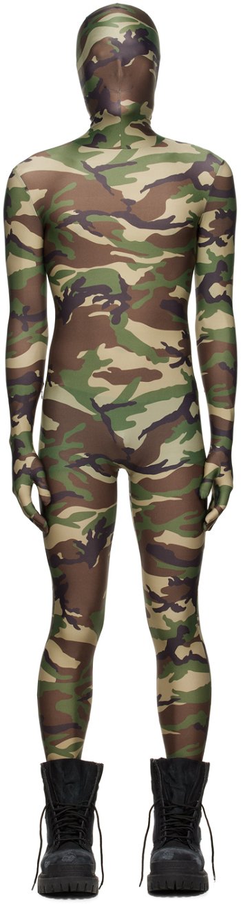 VETEMENTS Khaki Camouflage Jumpsuit UA53MS100D