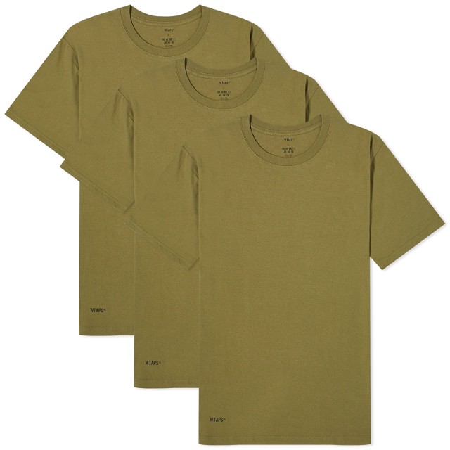 01 Skivvies 3-Pack T-Shirt "Olive Drab"