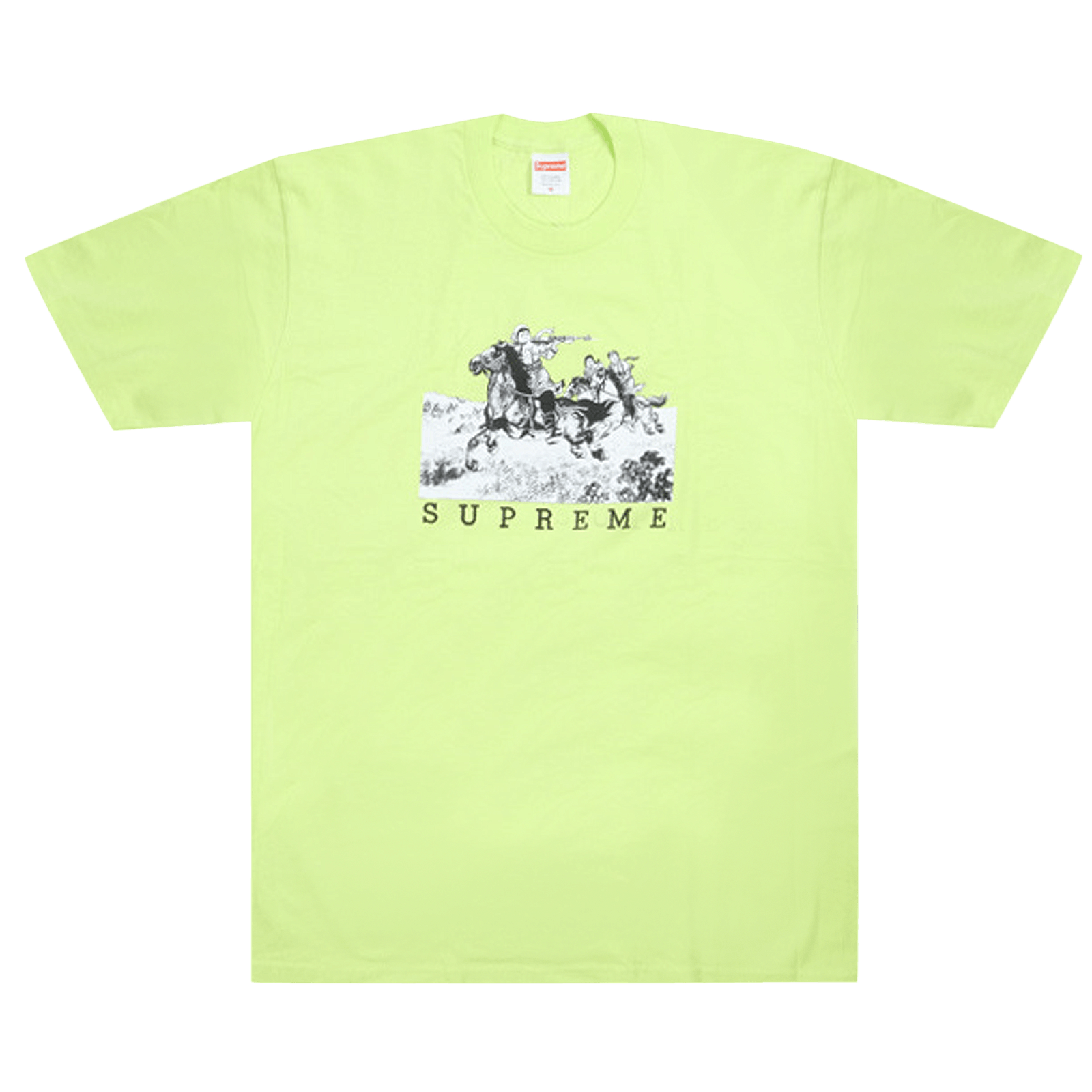T-shirt Supreme Riders Tee SS19T51 NEON GREEN | FLEXDOG