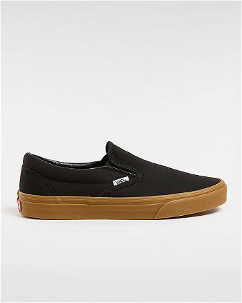 Vans Classic Slip-on Shoes (black/gum) Unisex Black, Size 2.5 VN000BVZB9M