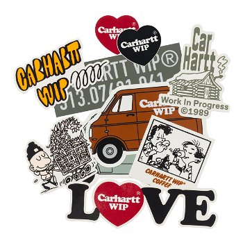 Carhartt WIP Sticker Bag (10 Pack) I029876_1X8_XX