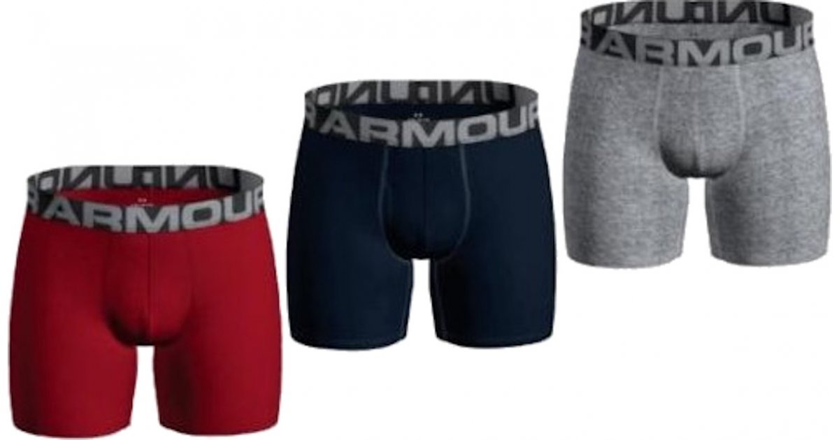 Under Armour Charged Cotton 6'' Boxerjock - 3-Pack 1363617