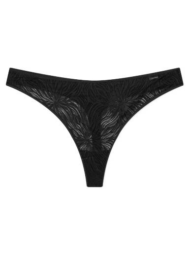 Buy Calvin Klein Underwear Warped Black Logo Regular Fit Panties